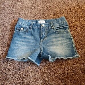 Xhiliration‎ denim cut off girls shorts